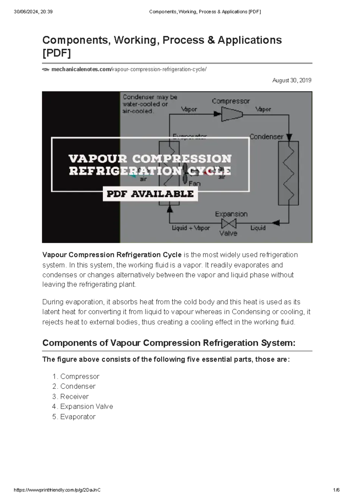 Components, Working, Process & Applications [PDF] - August 30, 2019 ...