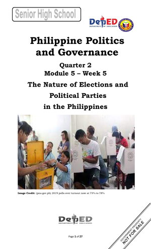 3 Q2 Pol Gov - Educational modules are structured units of learning ...