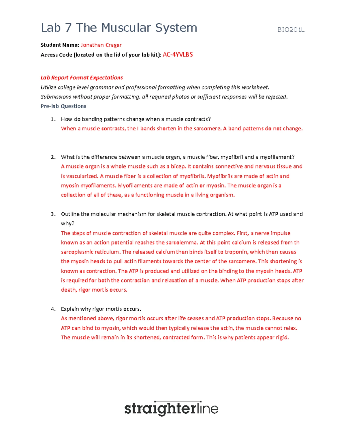 Lab 6: The Skeletal System Overview and Analysis - BIO201L - Studocu