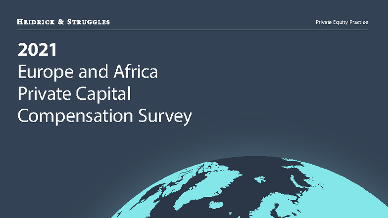 2021 Europe & Africa Private Capital Compensation Survey Insights - Studocu