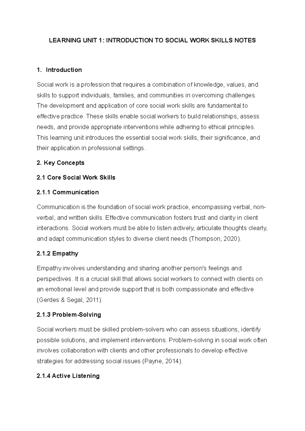 SWK 101: Core Social Work Skills - A Comprehensive Guide for Practice ...