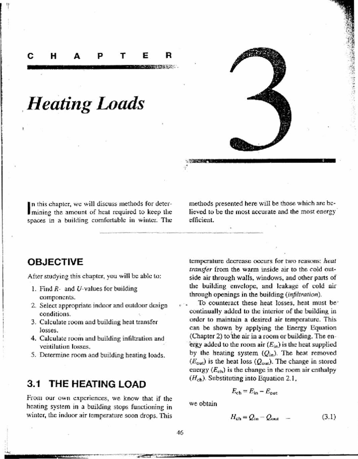 Heating Load Calculations for Building Design: Detailed Procedures ...