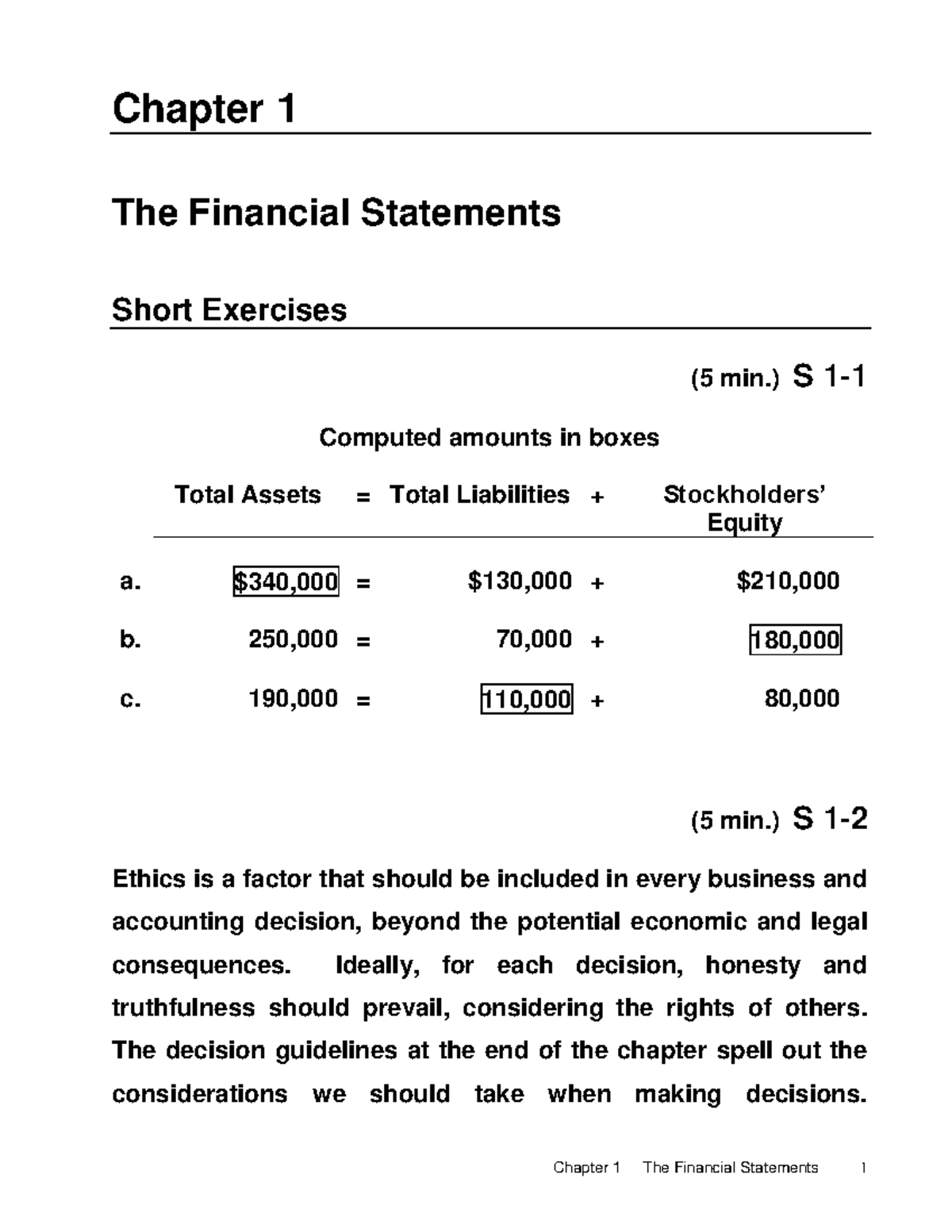 Solution Manaual Financial Statement Analysis 8e Ch01 - To download ...