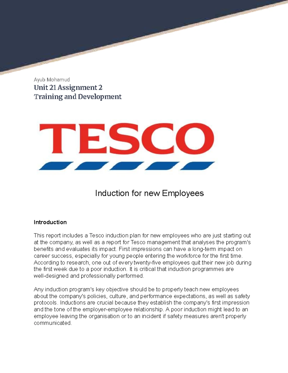 Unit 20. Lesson 11: Employment and Diversity Policies Overview - Studocu