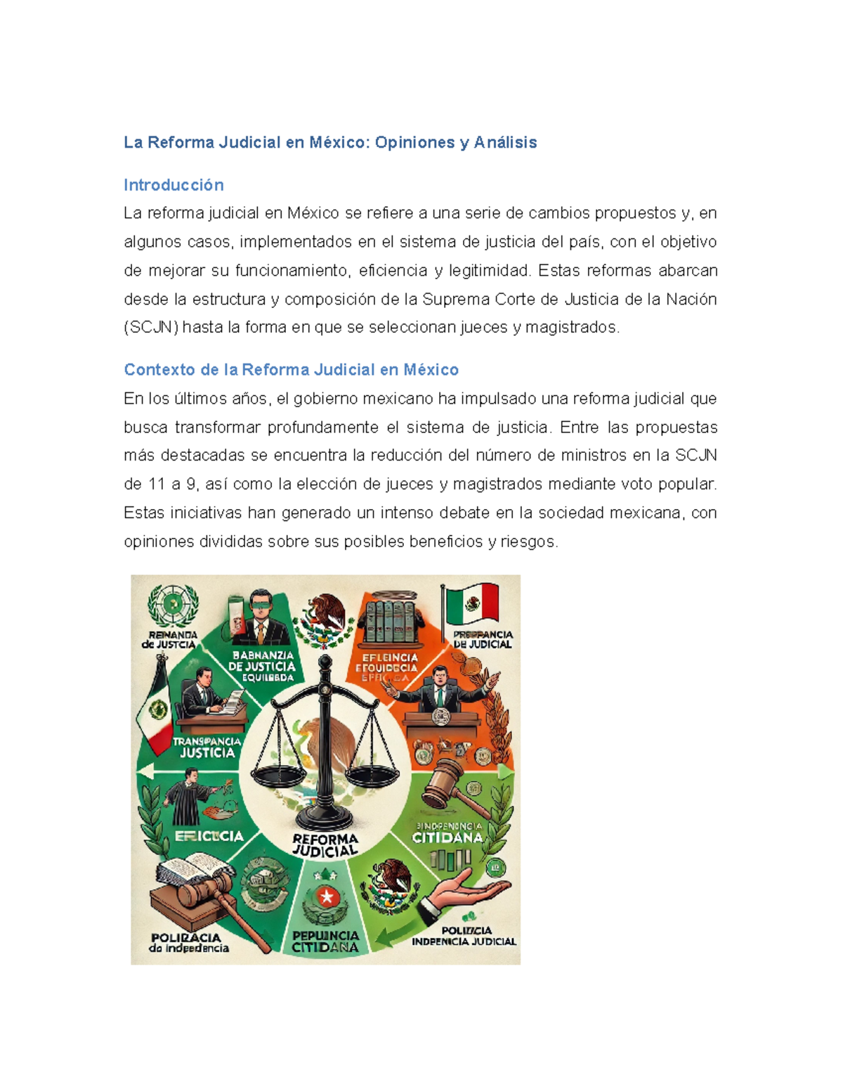 Reforma judicial - facil - La Reforma Judicial en México: Opiniones y ...