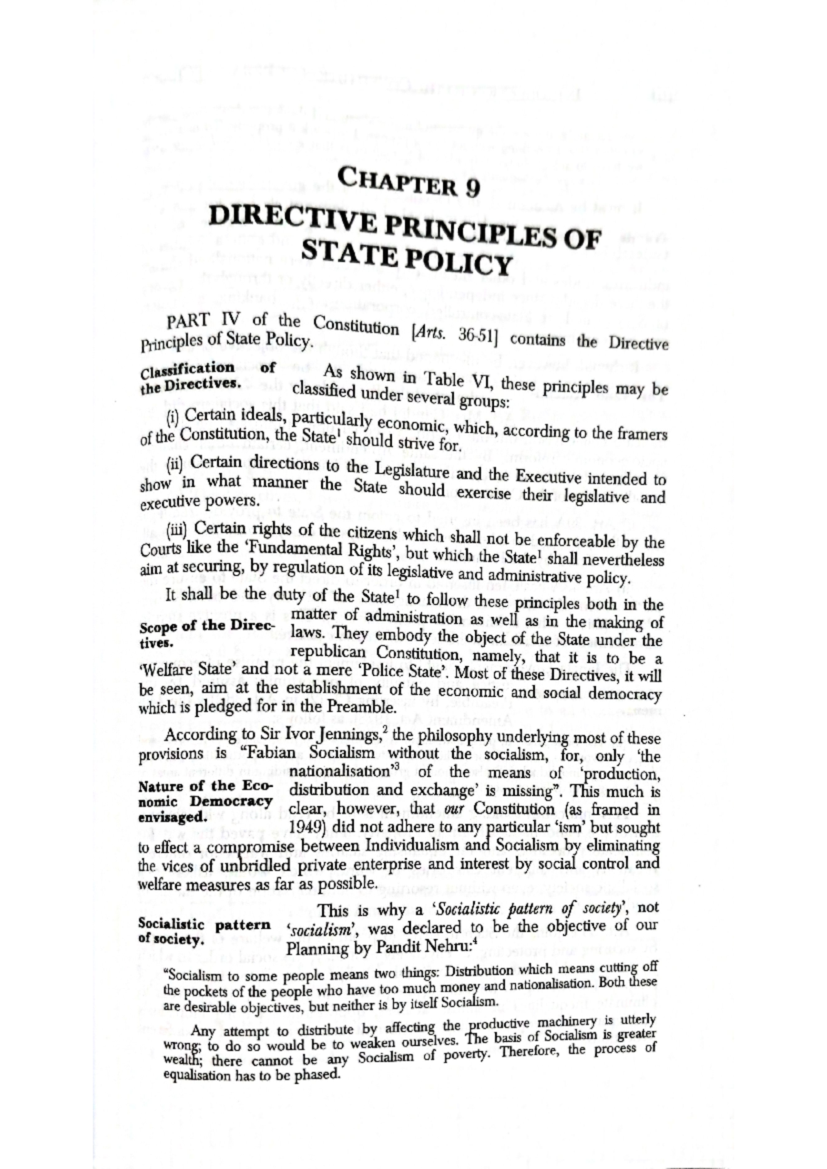 Chapter 9: Directive Principles of State Policy Analysis иn Indian ...