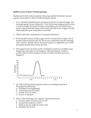 Biomechanics Tutorials AY2024(Suggested Solutions) - Week 4 – Tutorial ...