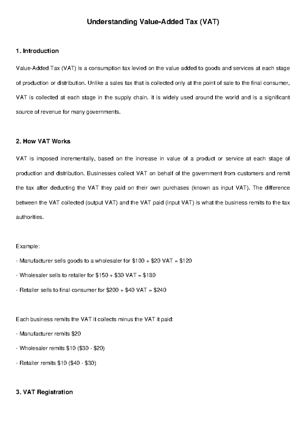 Understanding VAT: Key Concepts and Compliance Notes - Studocu