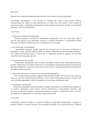 02 Task Performance 1 - Economic Development practice material - Task ...