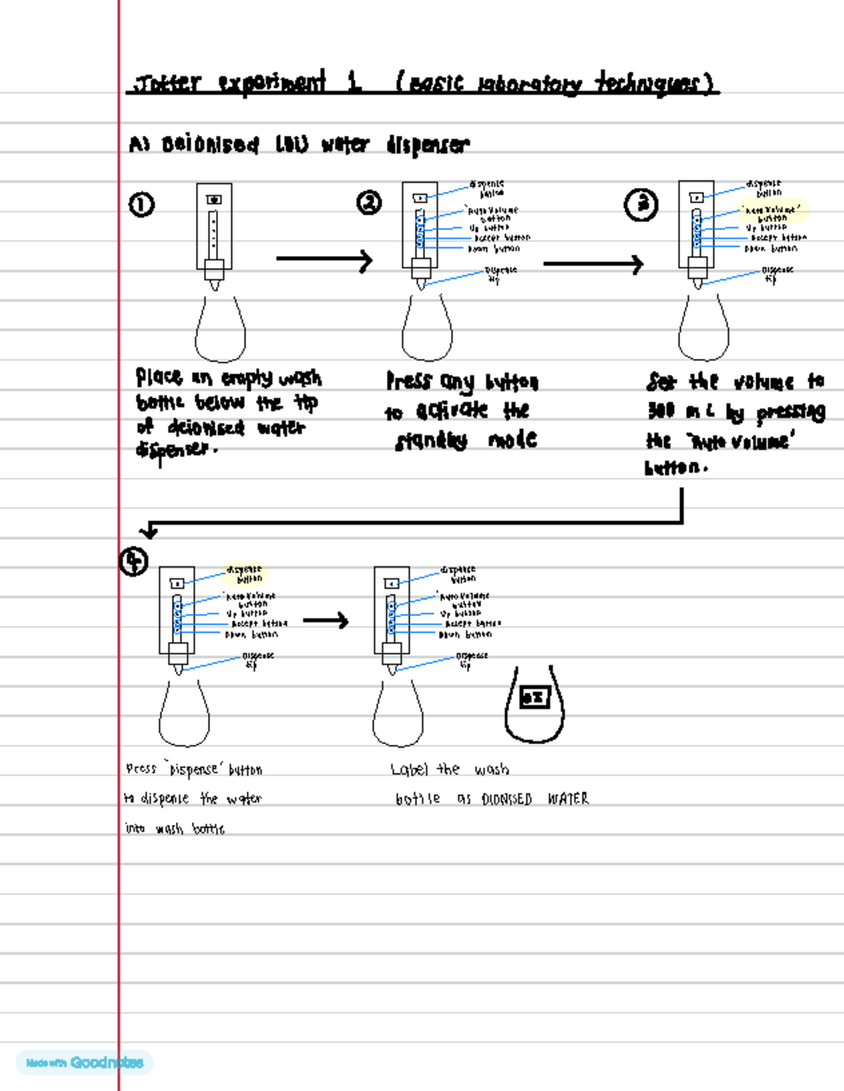Basic Lab Techniques: Jotter Experiment 1 - Chem 101 Guide - Studocu