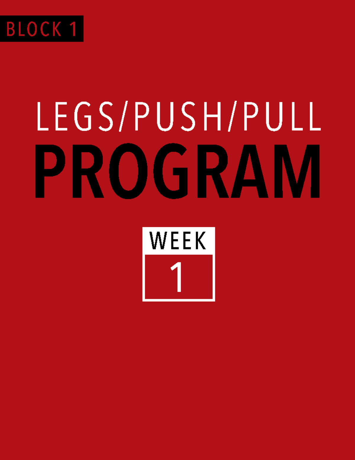Jeff Hypertrophy Program: Block 1, Weeks 1-7 Training Notes - Studocu