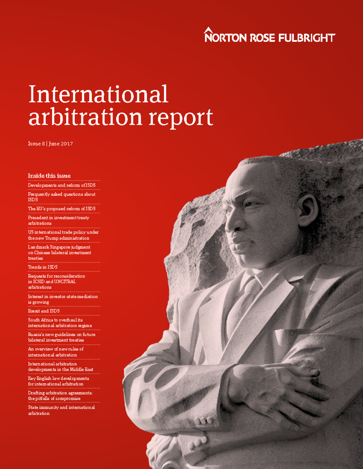 International Arbitration Review - Issue 8: Developments in ISDS - Studocu