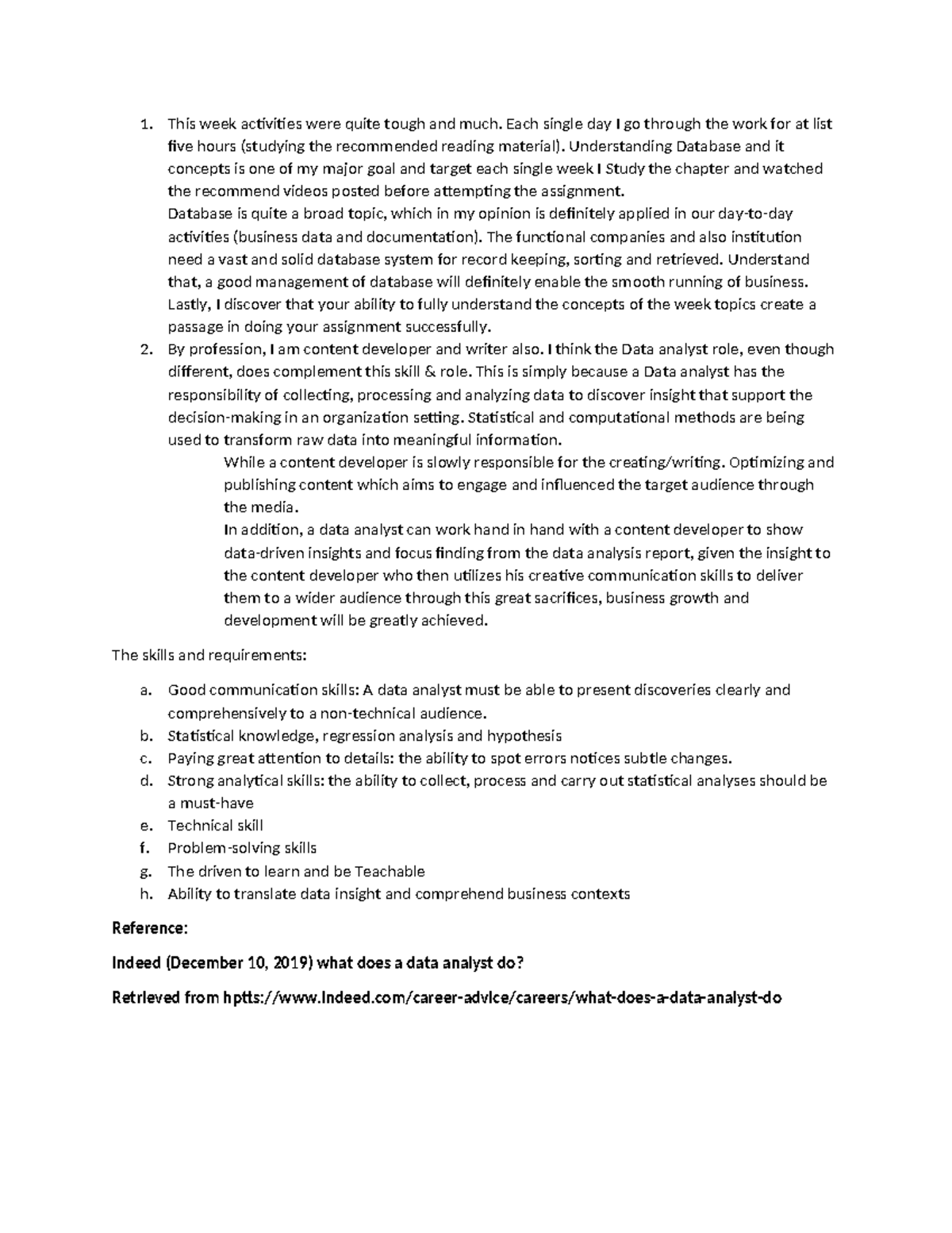 Cs2203 Unit 4 Learning Journal: Insights on Database Concepts and Data ...