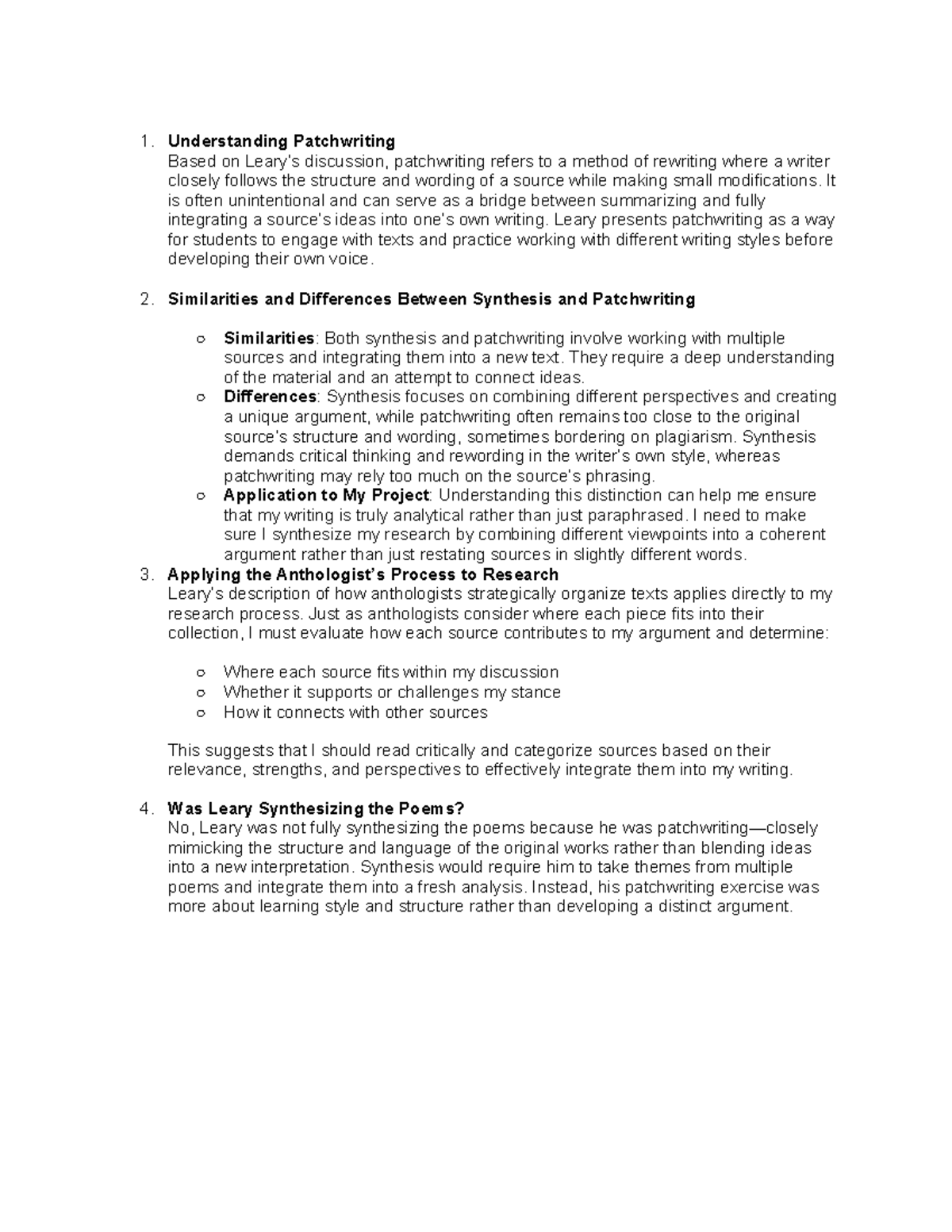 Mod. 3 Patchwriting and Synthesis - Akisch Bonhomme - Understanding ...