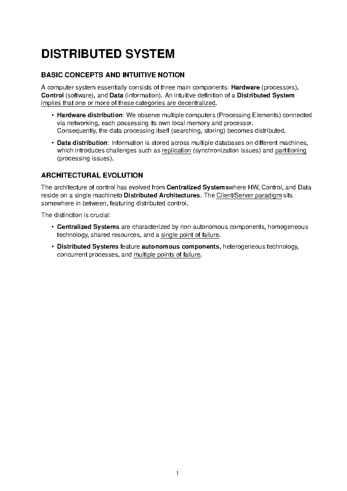 Virtualization Concepts and Distributed Systems Overview (CS101) - Studocu