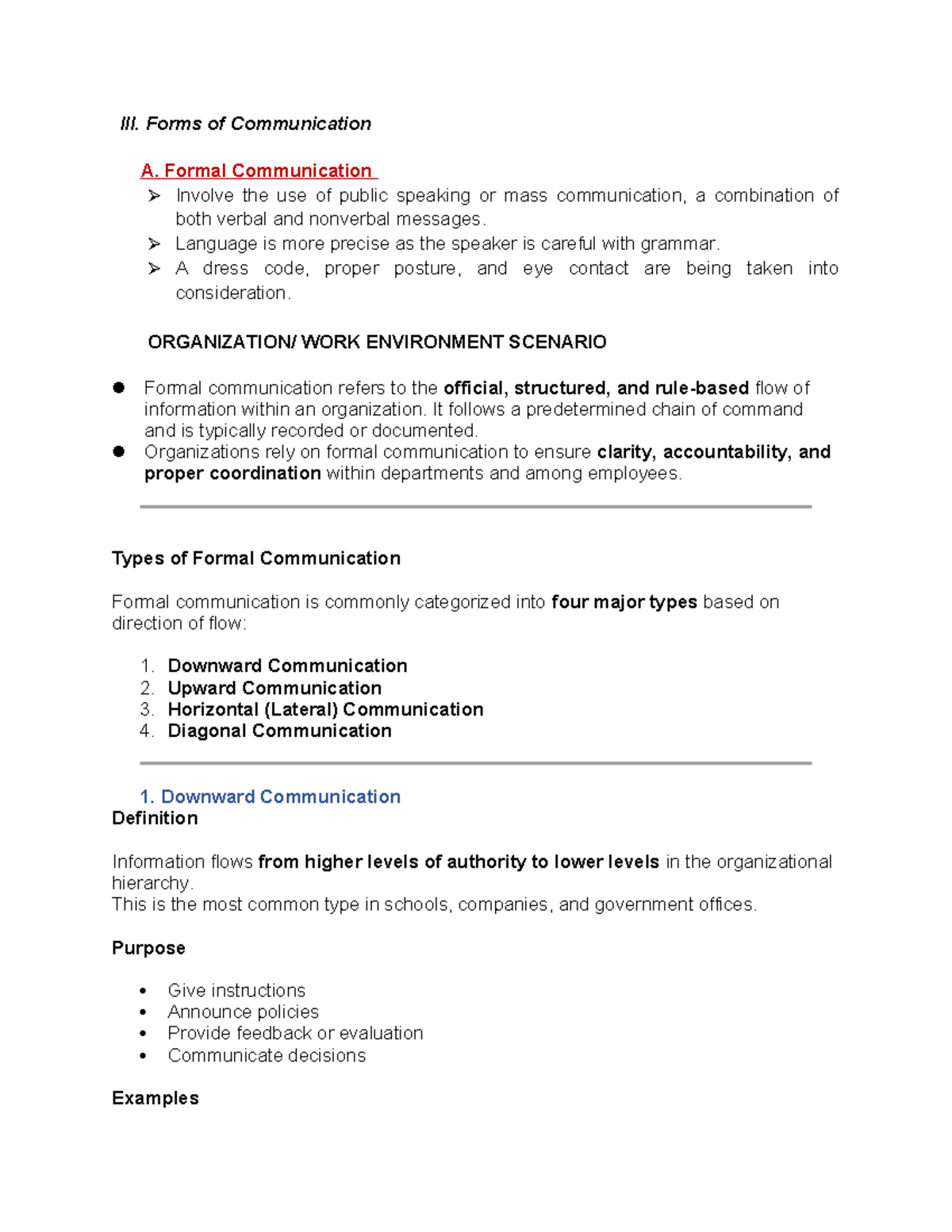 Module-3: Forms of Communication in Organizations - Studocu