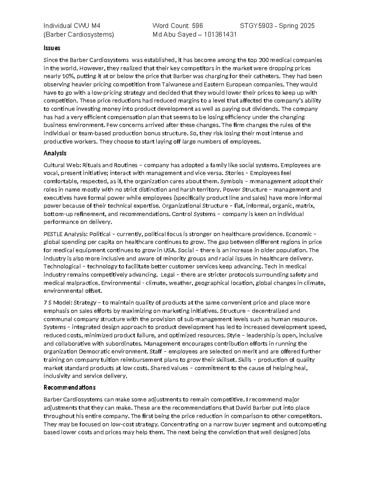 STGY 5903 Final Exam Review: Strategy Formulation Insights - Studocu