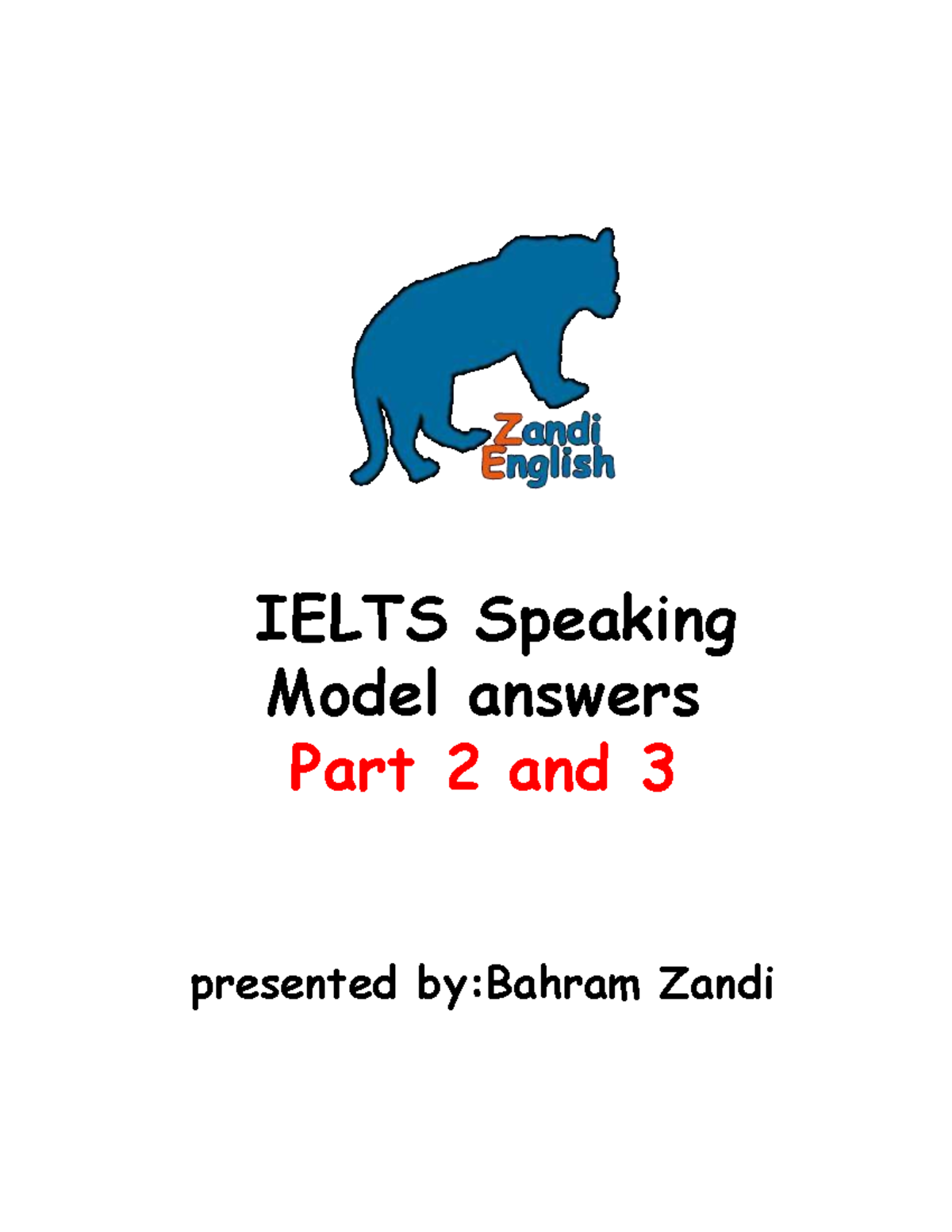 IELTS Speaking Part 2 & 3 Model Answers: Insights and Experiences - Studocu