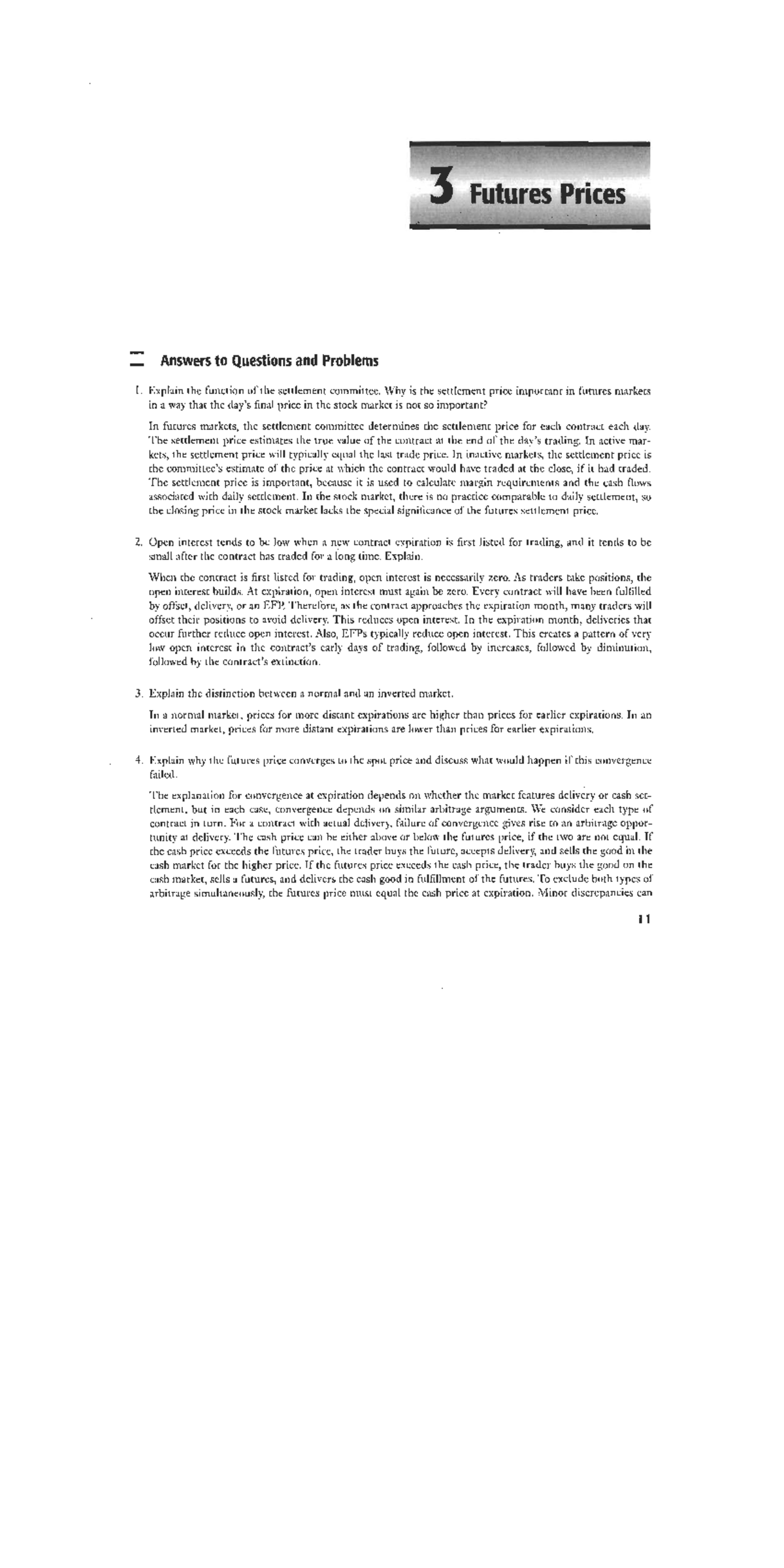 Solution Manual for Futures Options and Swaps 5th Edition by-Kolb ch3 ...