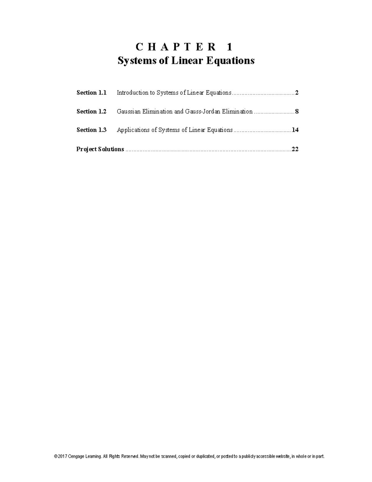SM-Chapter 1 - Systems of Linear Equations (Elementary Linear Algebra ...