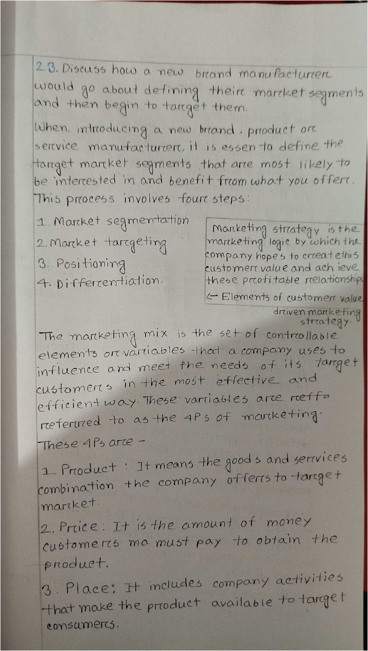 MKT 101: Target Market Segmentation and Strategy Overview - Studocu