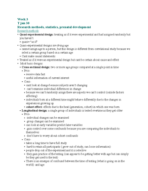Lecture Notes on Piaget’s Cognitive Development Theory (PSY101 ...