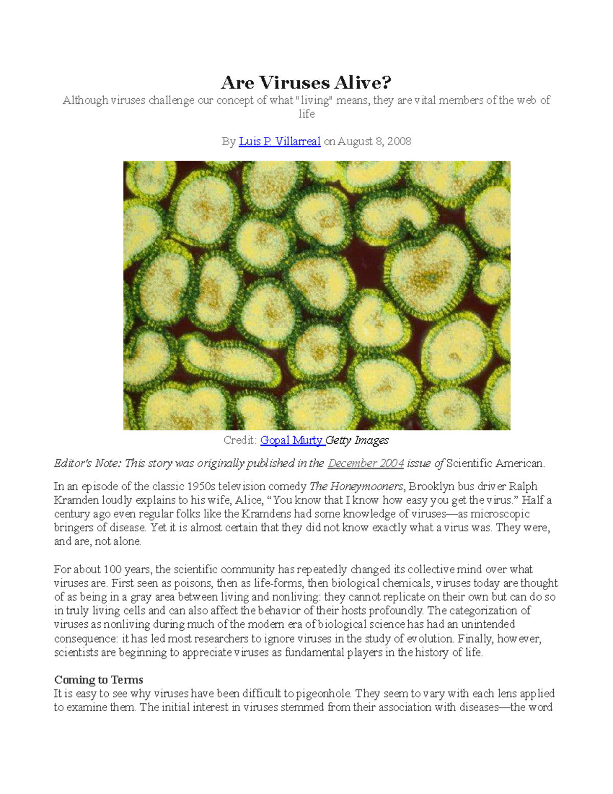 Debating the Nature of Viruses: Are They Alive? (BIO 101) - Studocu