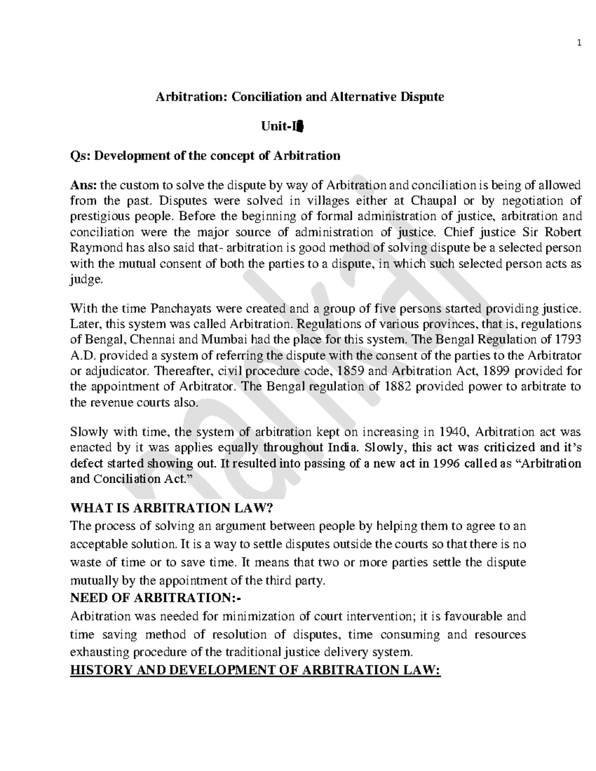 Arbitration 2 - Best notes and the rest of your life is not going ...