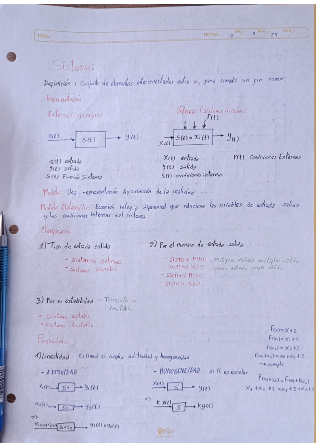 MAT-315 2P Apuntes sobre Sistemas Dinámicos y LTI - Document Preview