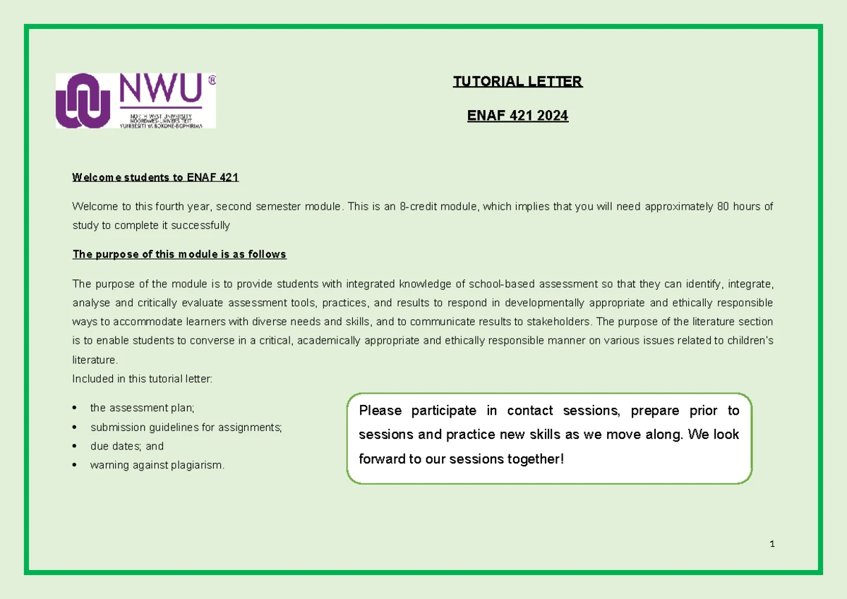 Use Of Nwutemplates - How to use NWU templates - NWU Templates 1 NWU ...