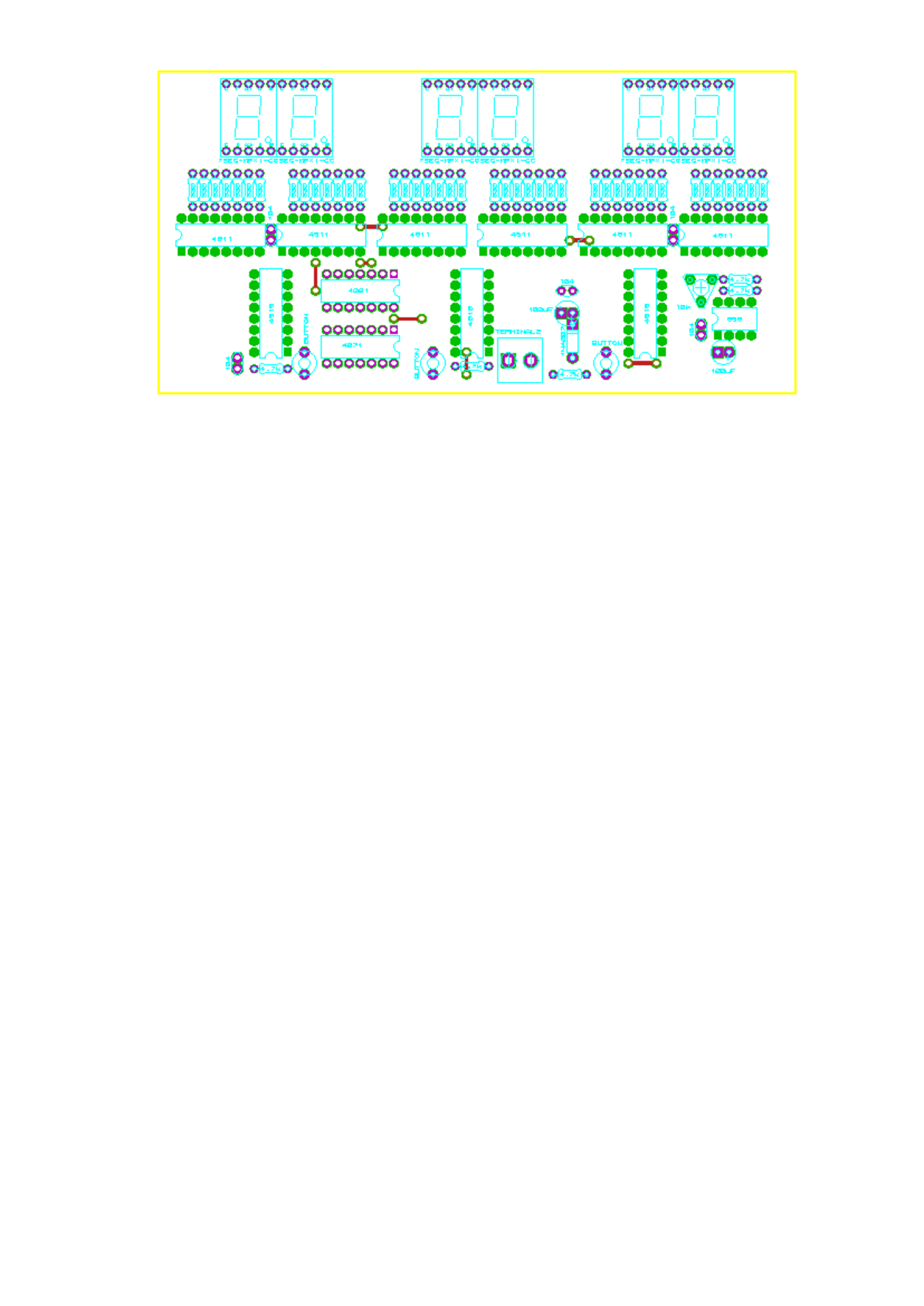 Digital clock - FULL 40XX 555 HMS - LK - Kỹ Thuật Điện - O o O o 4081 ...