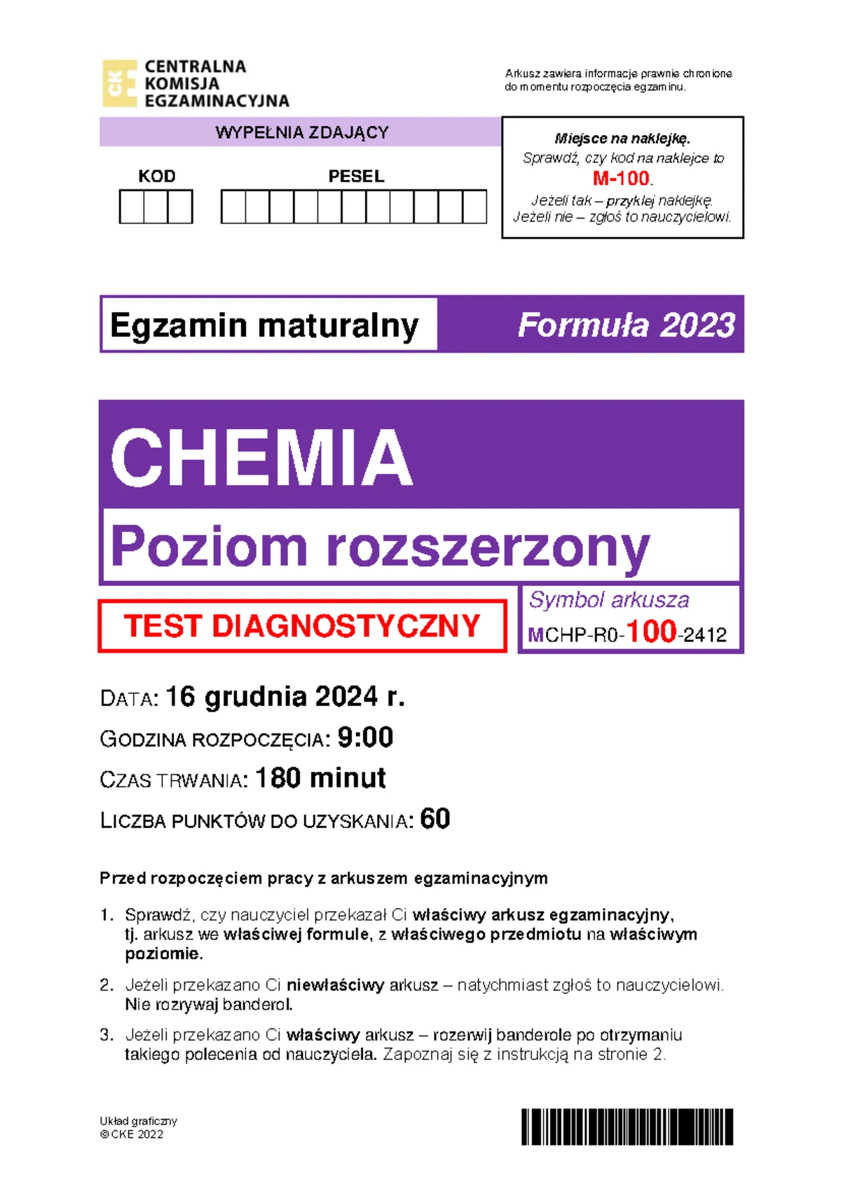 Pazdro Sprawdzian 2 Przed Probna Matura Chemia www.studocu.com