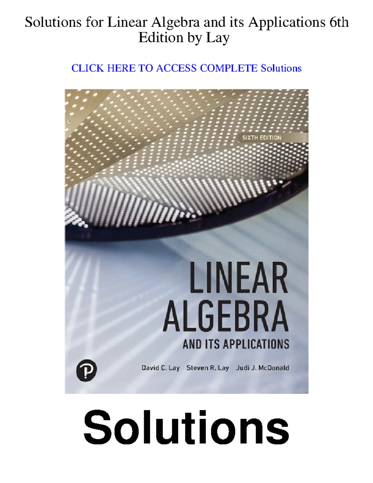 洋書 Linear Algebra and its applicants sixth Linear Algebra and Its Applications 6, Lay, David, McDonald