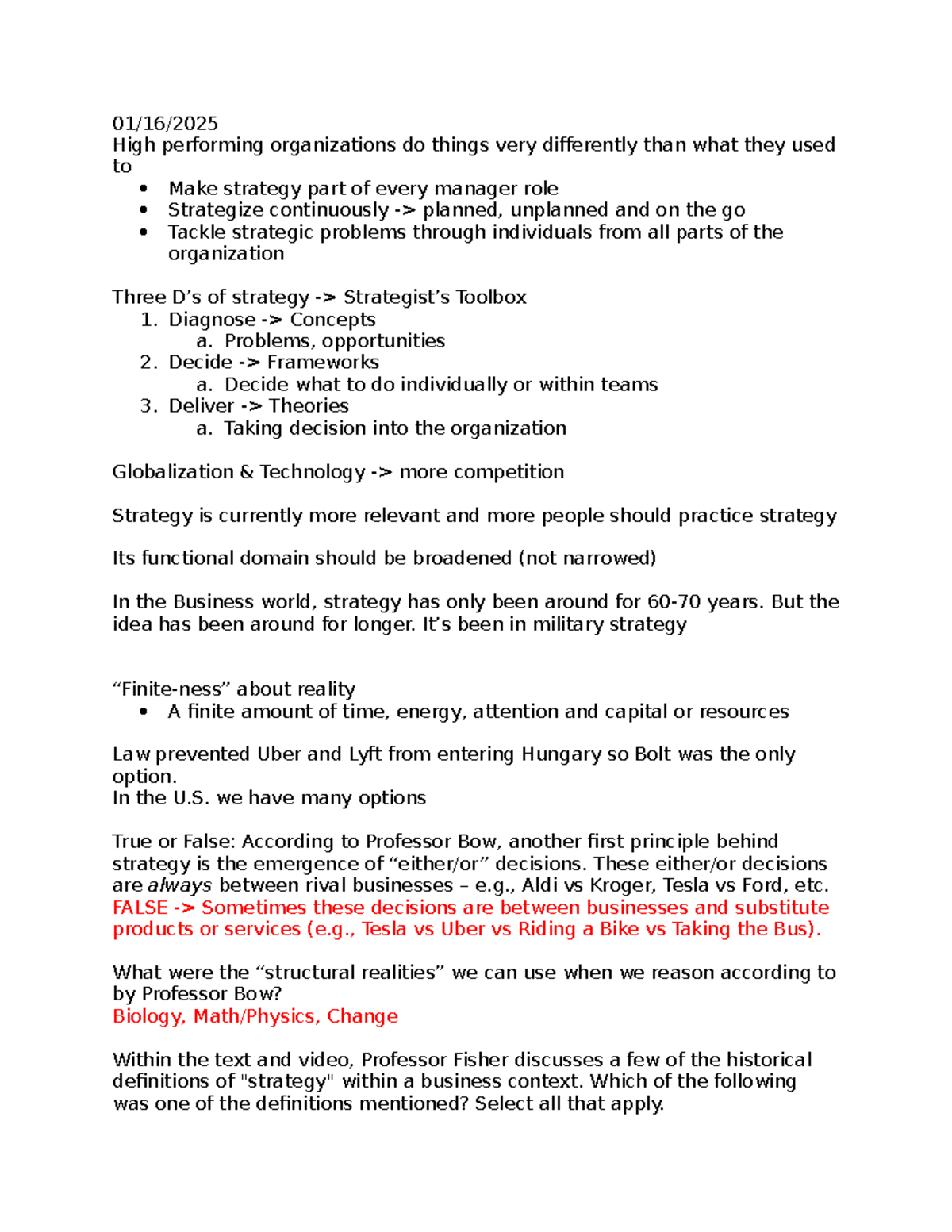 Strategy Frameworks and External Forces Analysis - J375 Module 2 ...