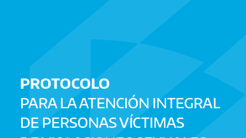 PROTOCOLO DE ATENCIÓN INTEGRAL A VÍCTIMAS DE VIOLACIONES SEXUALES ...
