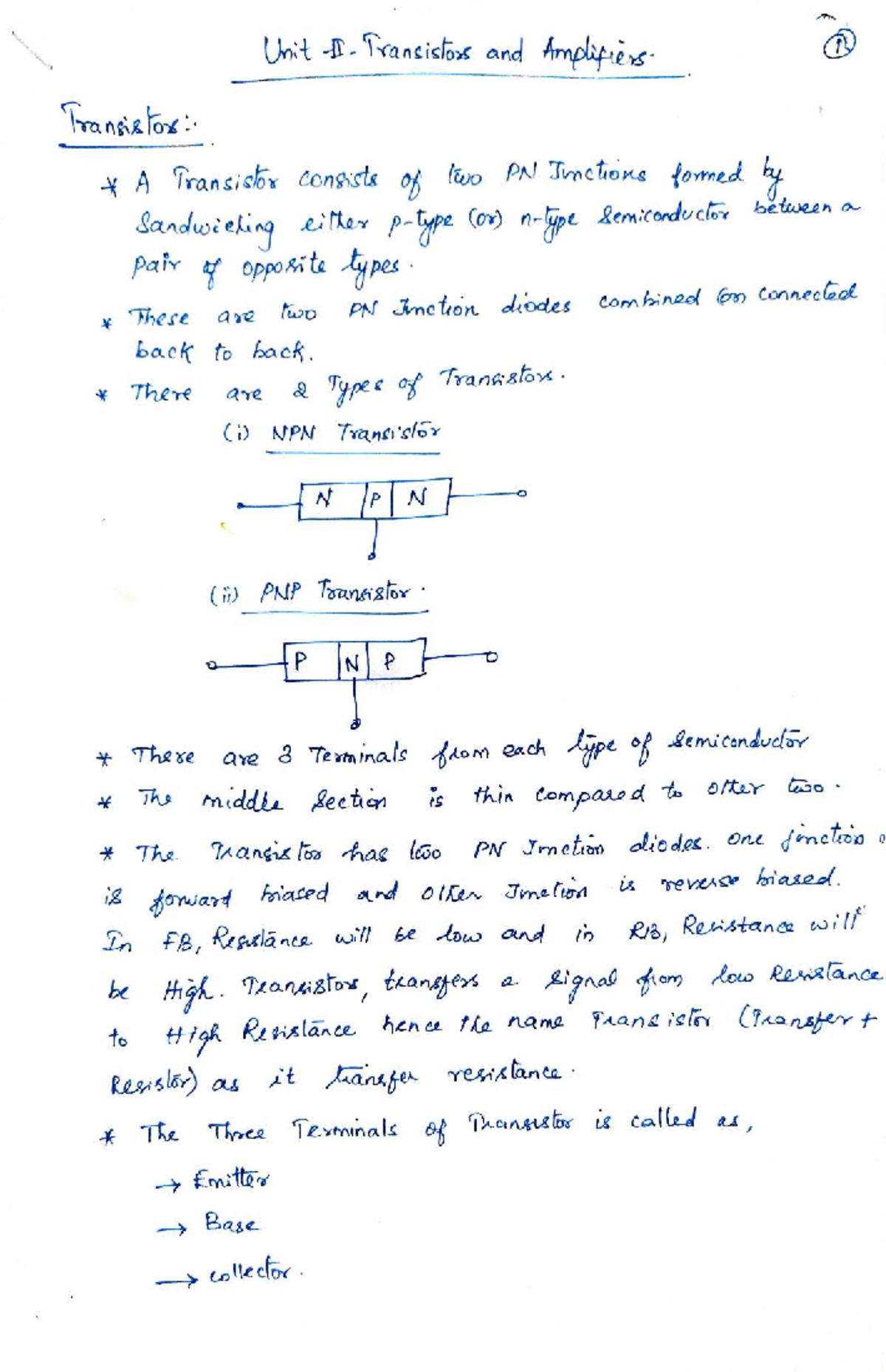 Unit II Notes - CIA I: Key Concepts and Insights - Studocu