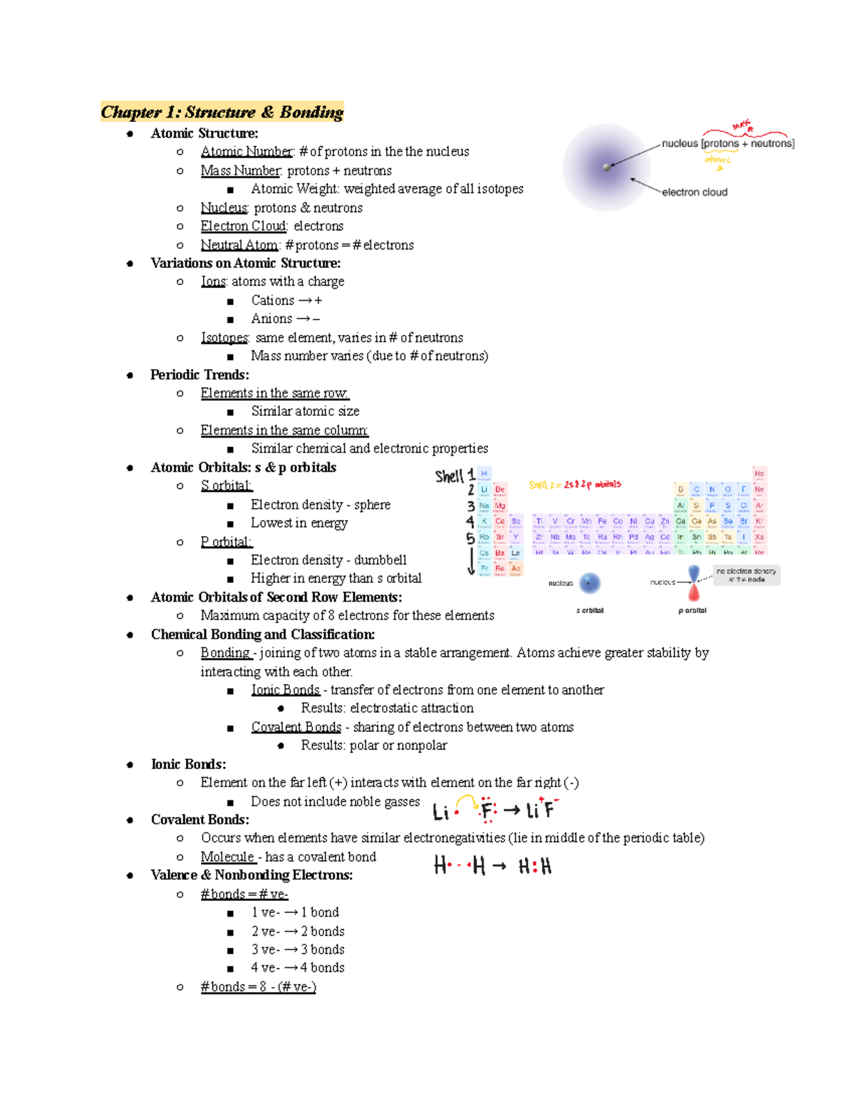 Organic Chem 1 - Final Exam Comprehensive Study Guide - Studocu