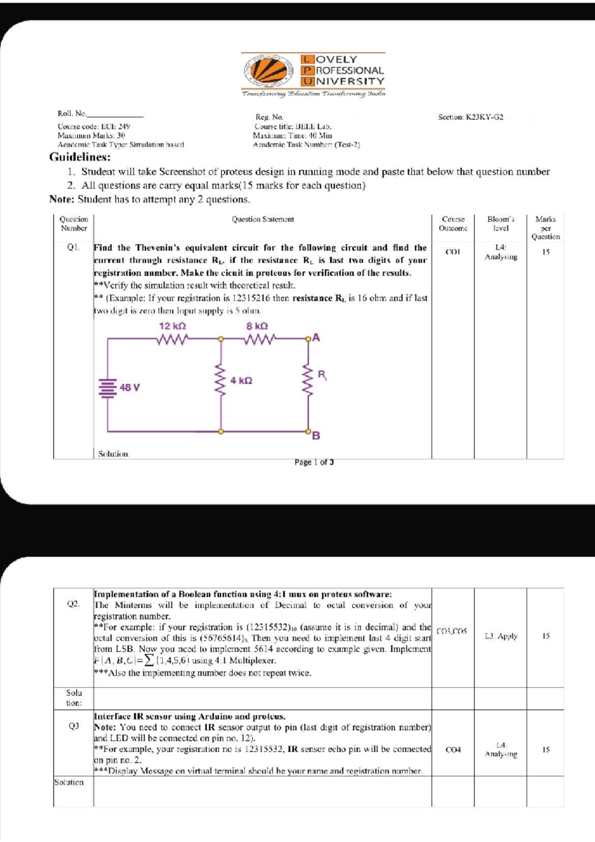 ECE 249 CA-2: Simulation-Based Lab Tasks and Guidelines - Studocu