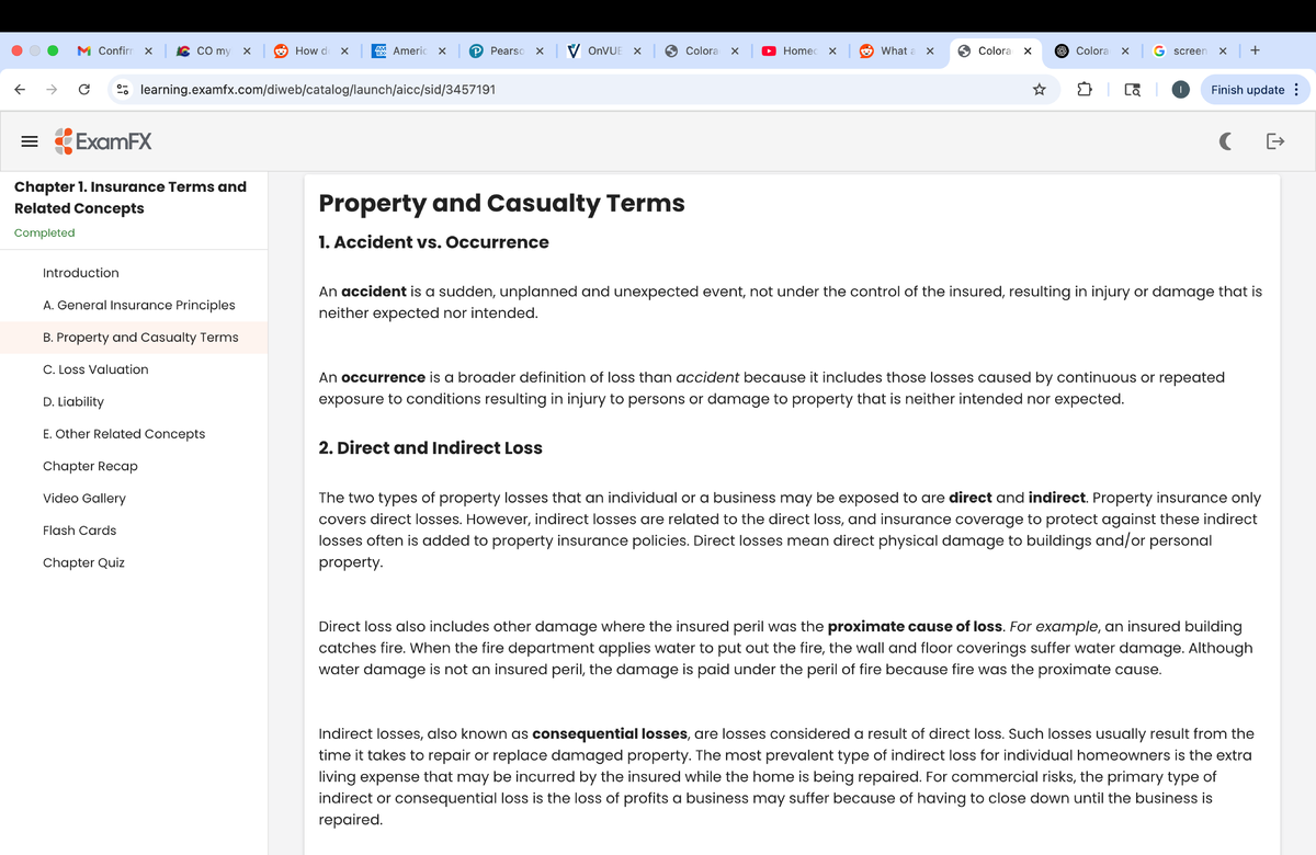 Final Exam Review Notes for ABC 101: Insurance Terms & Concepts - Studocu