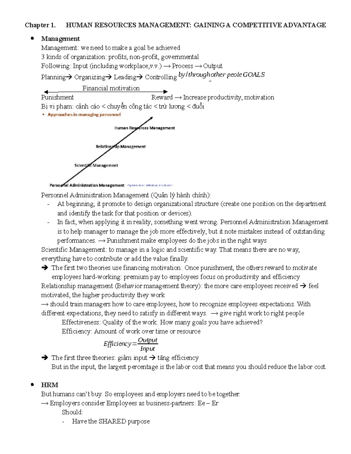HRM 101: Gaining Competitive Advantage Through Effective Management ...