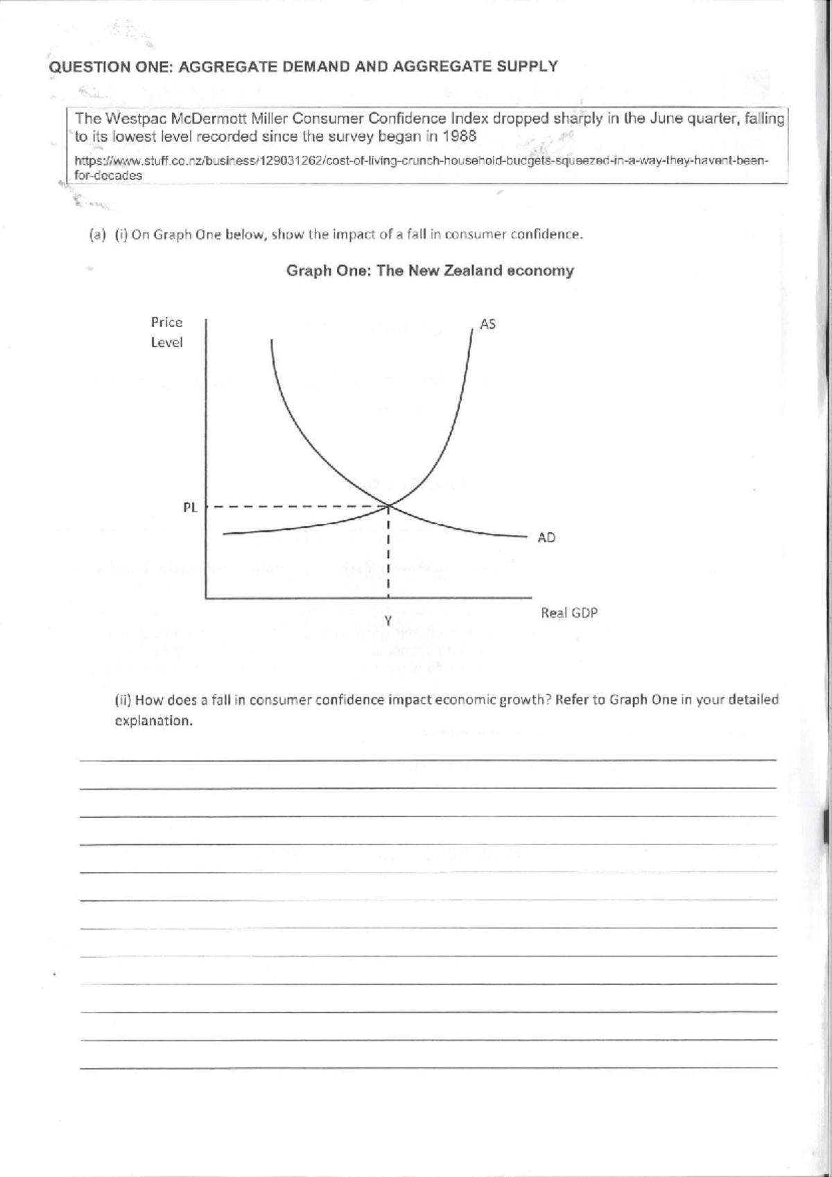 Econ Growth 2022: Aggregate Demand & Supply Analysis - Studocu