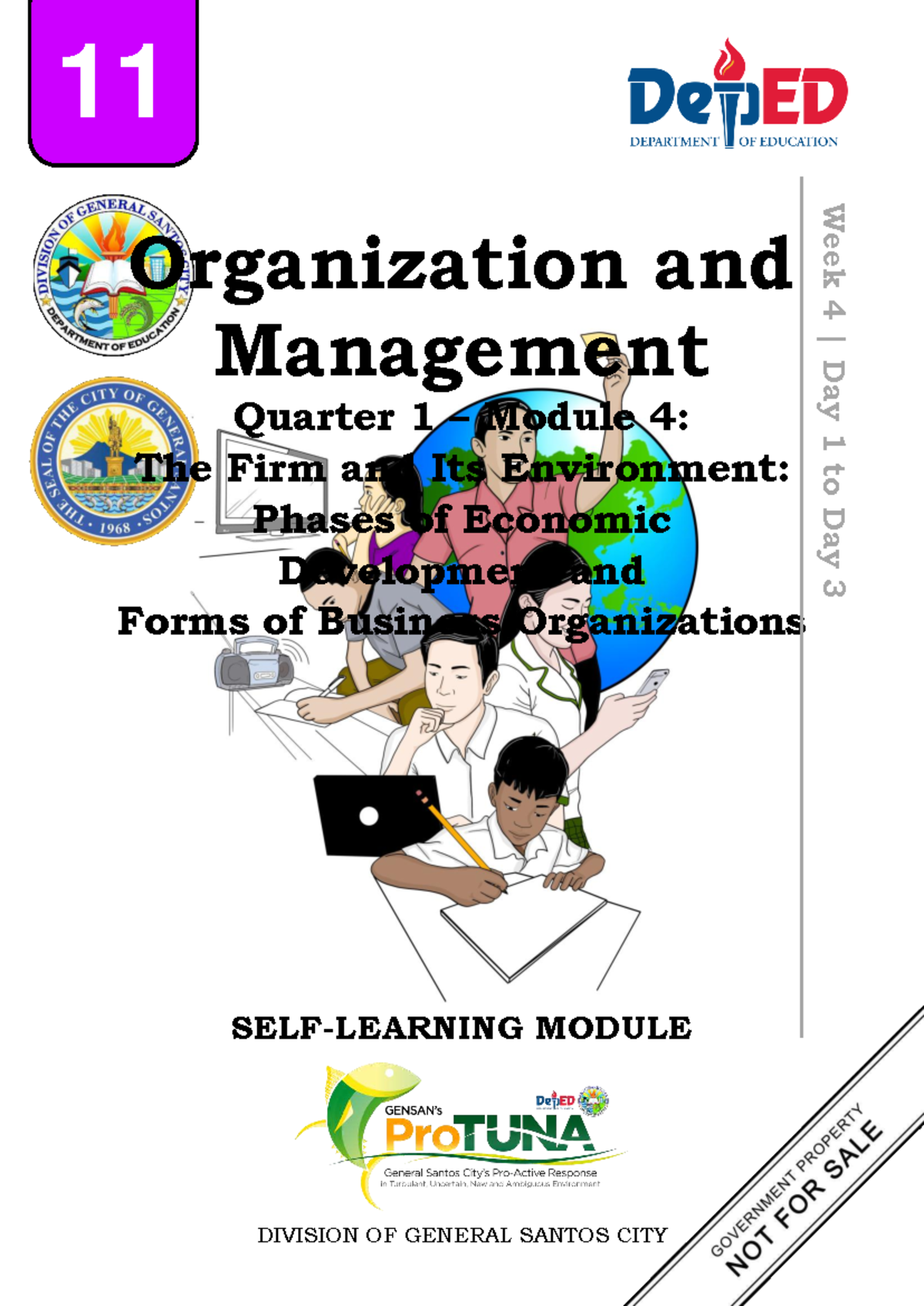 Grade 11 Organization and Management Module 4: The Firm & Its ...