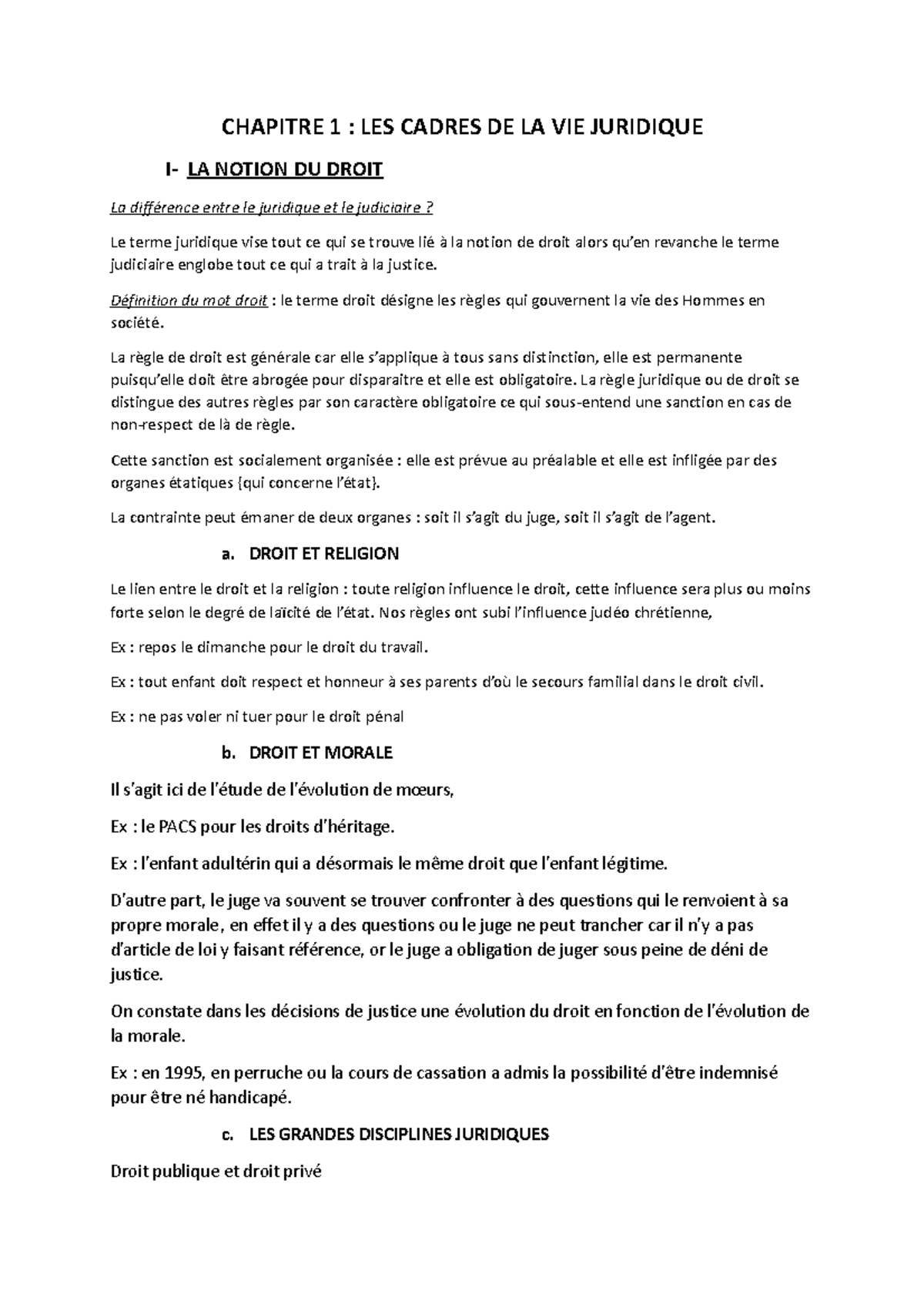 Introduction au Droit : Les Fondements Juridiques et Concepts Clés ...