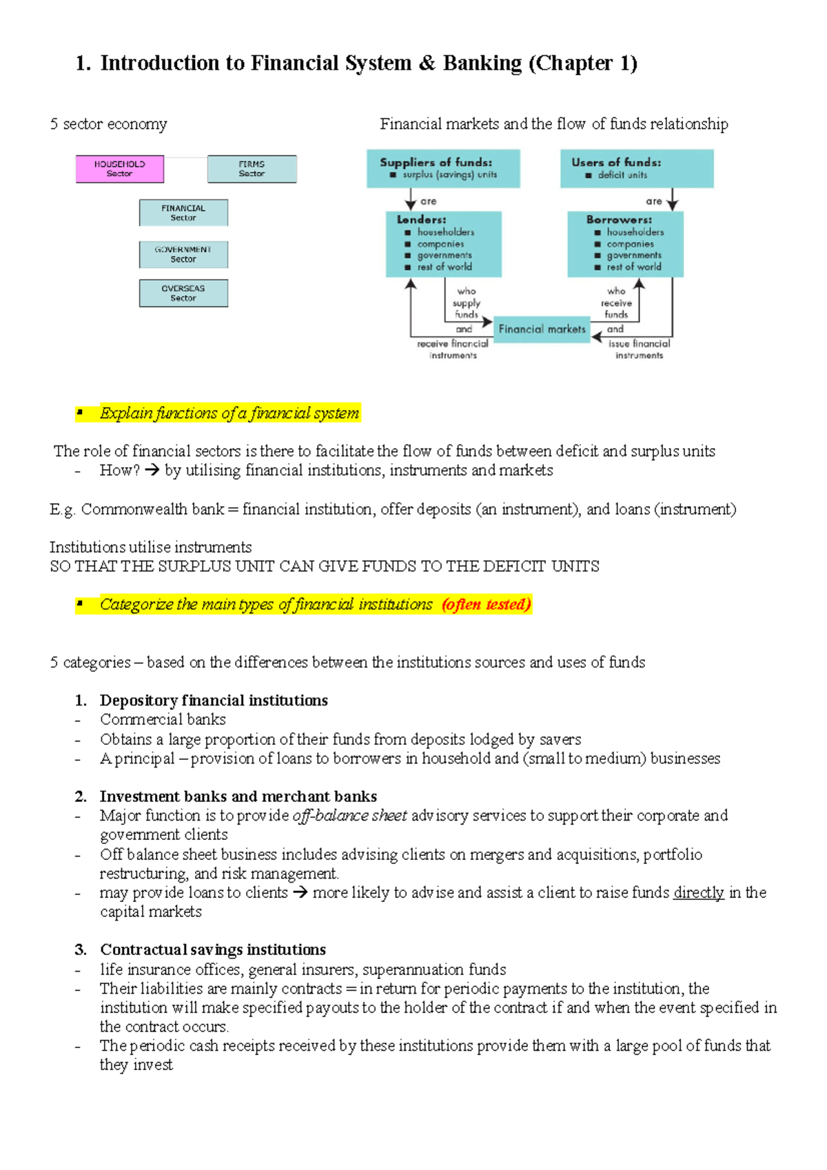 1. Introduction to Financial System - 1. Introduction to Financial ...