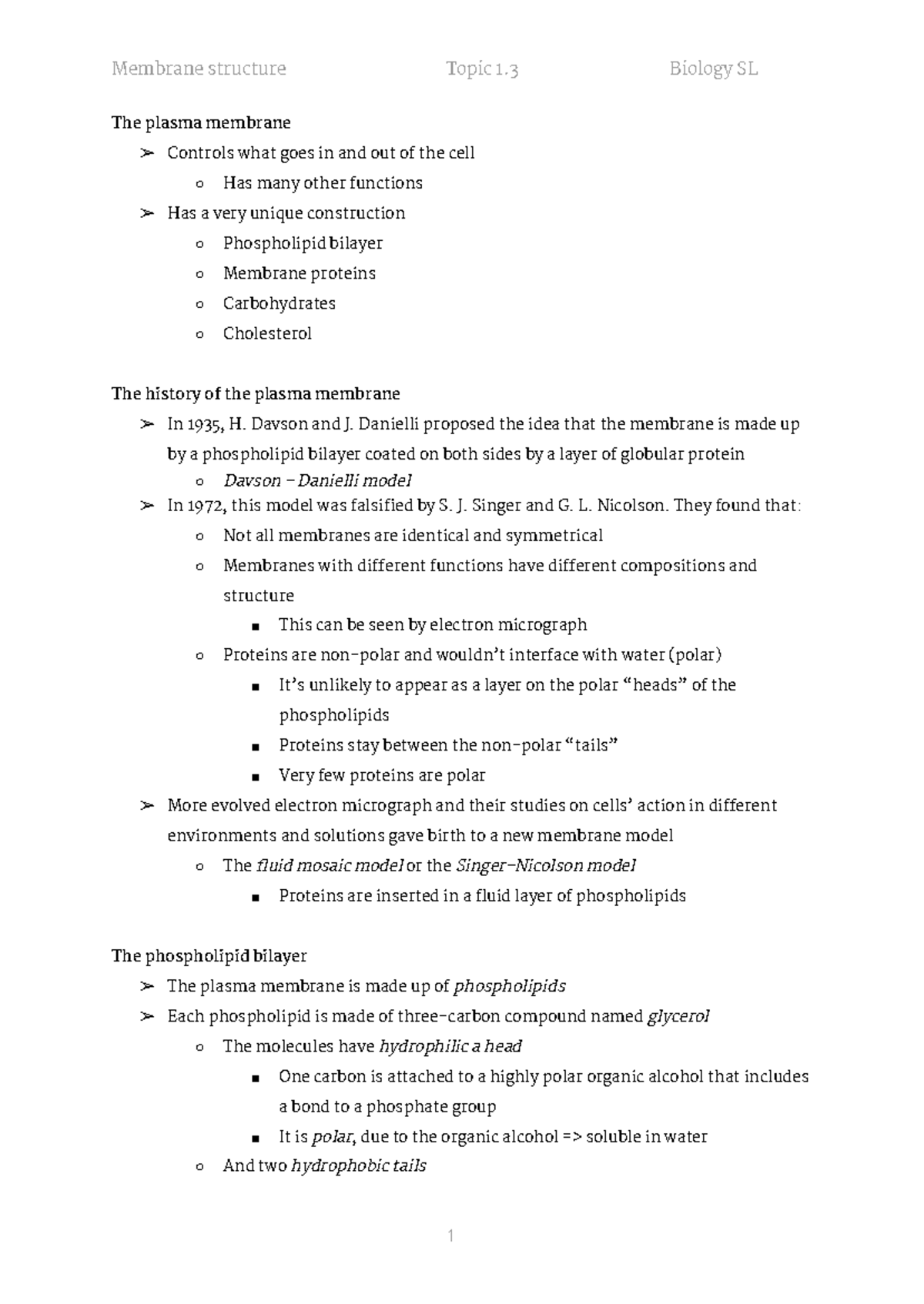 Structure of the Plasma Membrane: Key Functions and Historical Insights ...