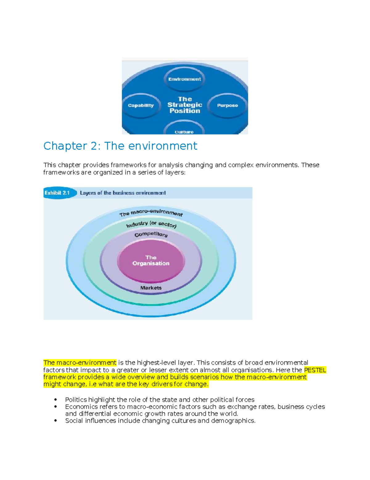 Chapter 2: Analyzing Complex Environments and Strategic Frameworks ...