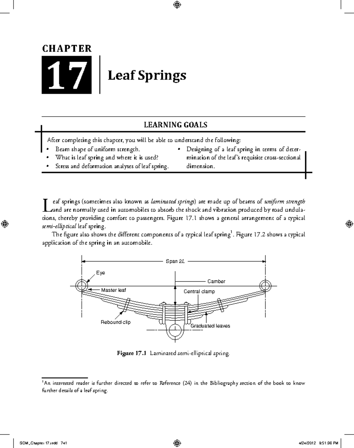 Chapter 17: Analysis and Design of Leaf Springs - 150917085343 LVA1 ...