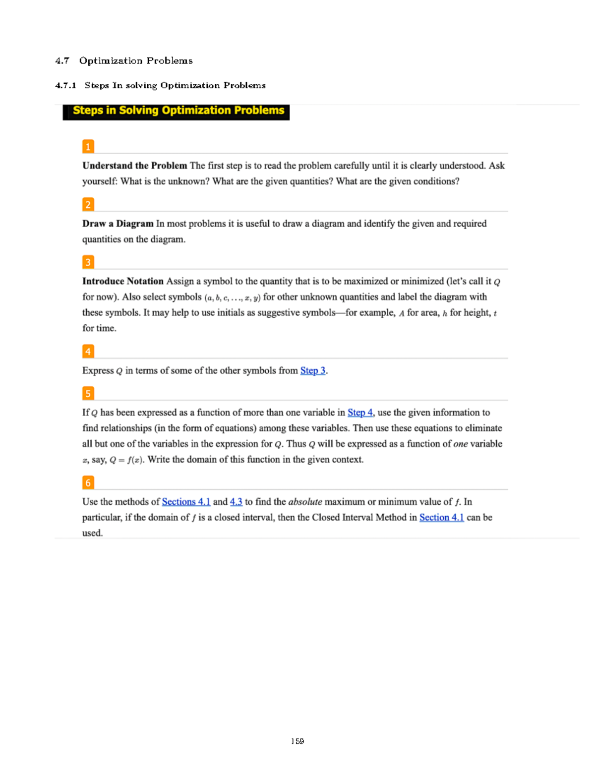 4.7 class notes solutions - Sc/Math 1013 - 4 Optimization Problems 4.7 ...