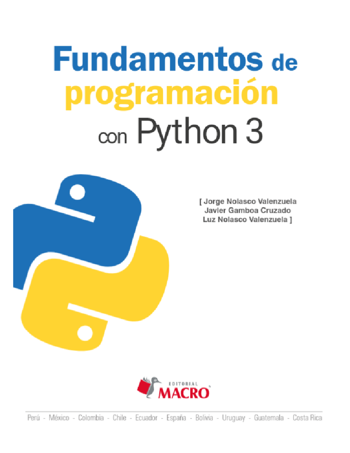 Fundamentos de Programación en Python 3 - Curso 481877551 - Studocu