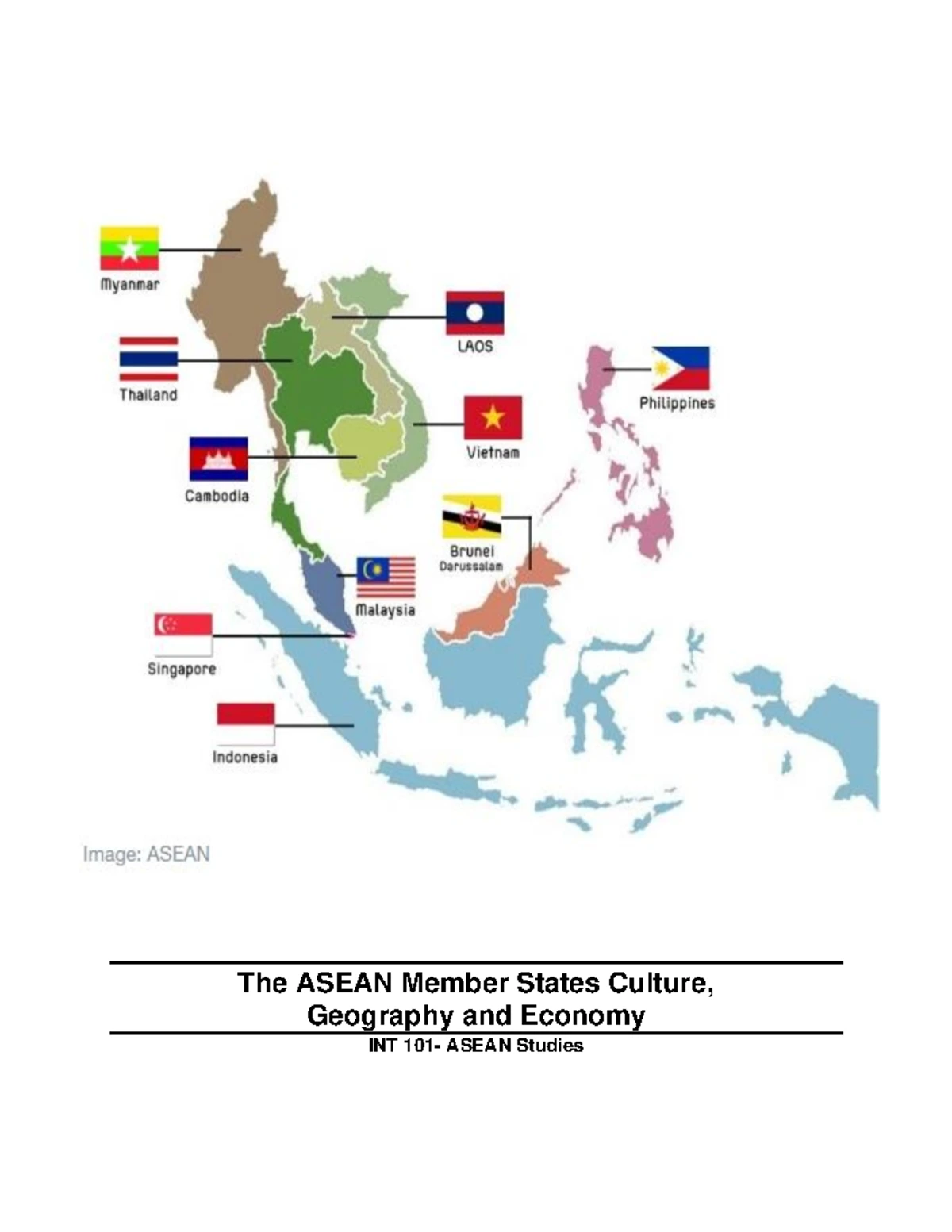 INT ASEAN Studies I: Historical Overview of Southeast Asia - Studocu